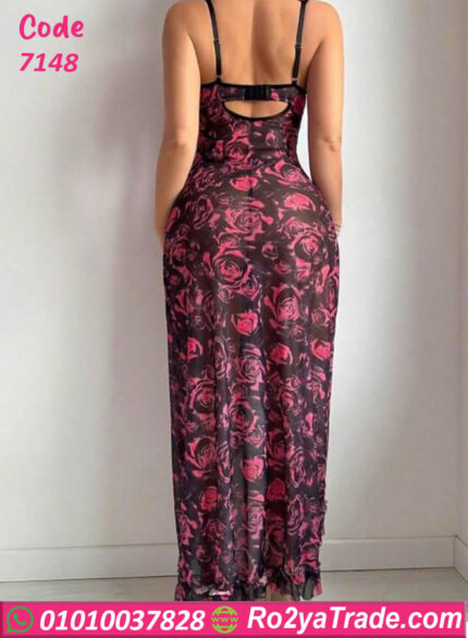 لانجيري طويل شفاف - كود 7148