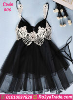 قميص نوم دانتيل - كود 806