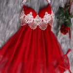 قميص نوم دانتيل - كود 806