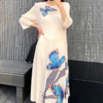 فستان صيفي فراشات