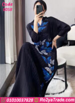 فستان صيفي طويل فراشات