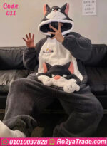 جمبسوت شتوي كارتوني قطيفة