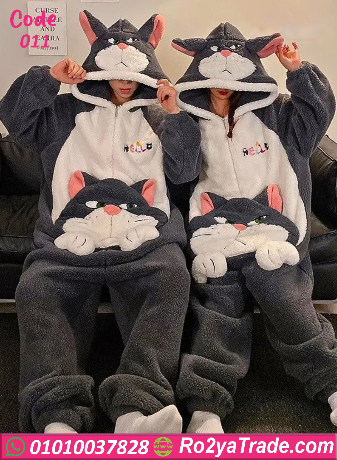 011-3 جمبسوت شتوي كارتوني قطيفة