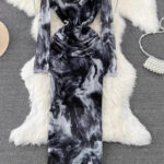 دريس رمادي رخامي طويل