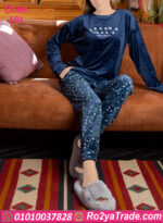 بيجامة شتوي حريمي قطيفة