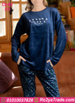 بيجامة شتوي حريمي قطيفة