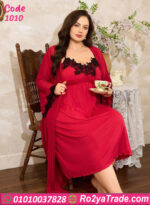 لانجري أحمر دانتيل طويل بيج سايز