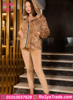 طقم شتوي فرو ناعم 3 قطع