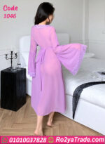 روب لانجري بنفسجي دانتيل