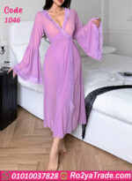 روب لانجري بنفسجي دانتيل