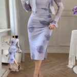 فستان كاش مايوه بيتي خامة زبدة مستورد