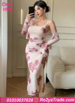 فستان كاش مايوه زبدة مستوردة