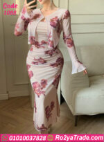 فستان كاش مايوه زبدة مستوردة