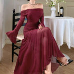 لانجري طويل كتف ساقط