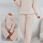 بيجامة شتوي فرو بدبدوب