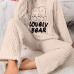 بيجامة فرو شتوي لوفلي بير