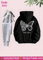 بيجامة شتوي فراشات حريمي