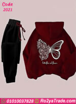 بيجامة شتوي فراشات حريمي