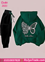 بيجامة شتوي فراشات حريمي