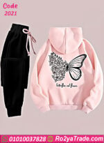 بيجامة شتوي فراشات حريمي