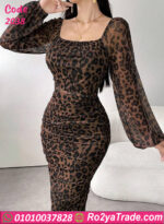 فستان تايجر شيفون طويل