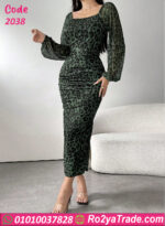 فستان تايجر شيفون طويل