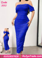 فستان سواريه أوف شولدر طويل