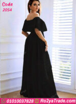 فستان شيفون أوف شولدر