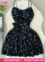 فستان بولكا دوت ليكرا