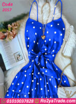 فستان بولكا دوت ليكرا