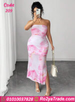 لانجري ليكرا بطبعة ورد ماربل