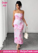 لانجري ليكرا بطبعة ورد ماربل