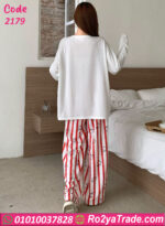 بيجامة صيفي قطن كاجوال حريمي