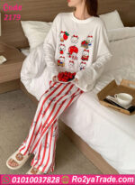 بيجامة صيفي قطن كاجوال حريمي
