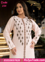 عباية شتوي قطيفة تطريز راقي