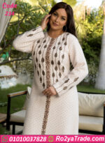 عباية شتوي قطيفة تطريز راقي