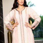 عباية بيت شتوي قطيفة تطريز ذهبي