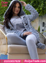 بيجامة شتوي فرو ناعم