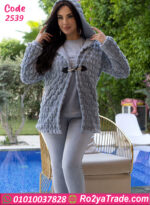 بيجامة شتوي فرو ناعم