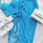 طقم صيفي منقط أنثوي