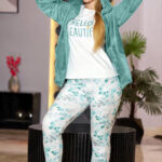 بيجامة فرو ناعمة بكابيشو