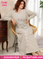 عباية بيت شتوي مطرزة