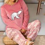 بيجامة قطيفة هايدي شتوي حريمي