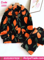 بيجامة فرو شتوي نسائي