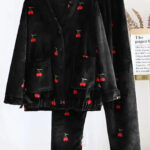 بيجامة شتوي كرز