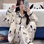 بيجامة فرو كيوت شتوي