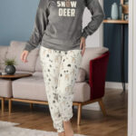 بيجامة شتوي سنو دير