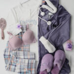 بيجامة فرو شتوي مع روب