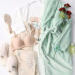 بيجامة فرو شتوي مع روب مينت جرين