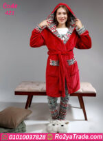 بيجامة شتوي بالروب القطيفة